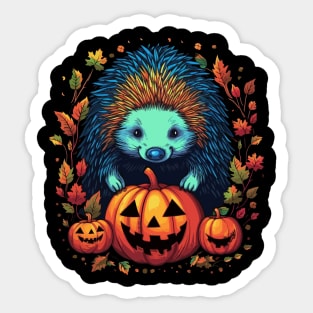 Echidna Halloween Sticker